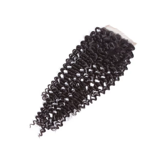 Afro Kinky Virgin Human Hair Lace Closures