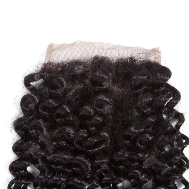 Afro Kinky Virgin Human  Hair Lace  Closures