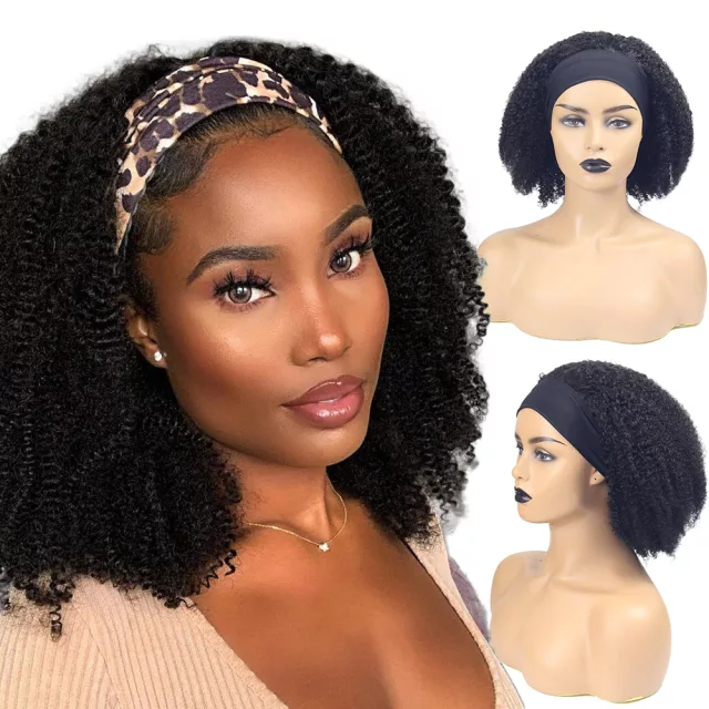 Afro Kinky Virgin Human Headband Unit